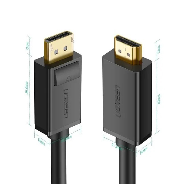کابل تبدیل Displayport به HDMI یوگرین مدل DP101-10239 طول 1.5 متر