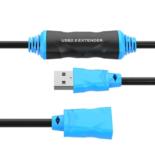 کابل افزایش طول USB 2.0 کی نت طول 20 متر