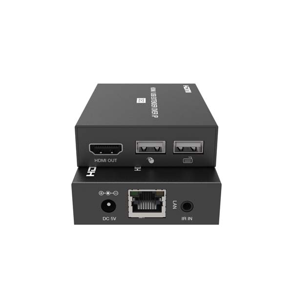 افزايش HDMI KVM تحت شبکه TCP/IP تا 150 متر H.265 فرانت مدل EK115