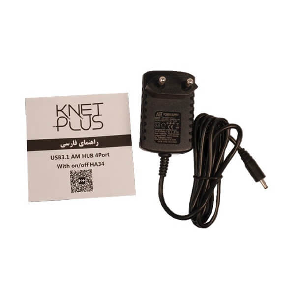 هاب 4 پورت USB 3.1 کی نت پلاس مدل KP-HA34