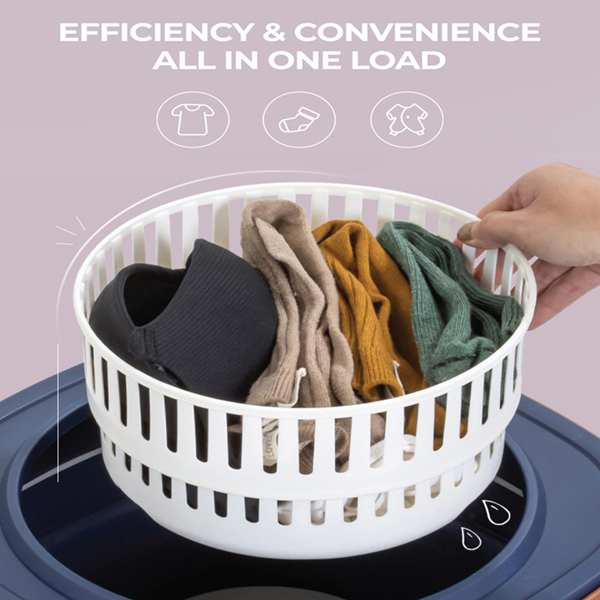 ماشین لباسشویی قابل حمل گرین لاین مدل Foldable Mini Washing Machine ظرفیت 9 لیتری
