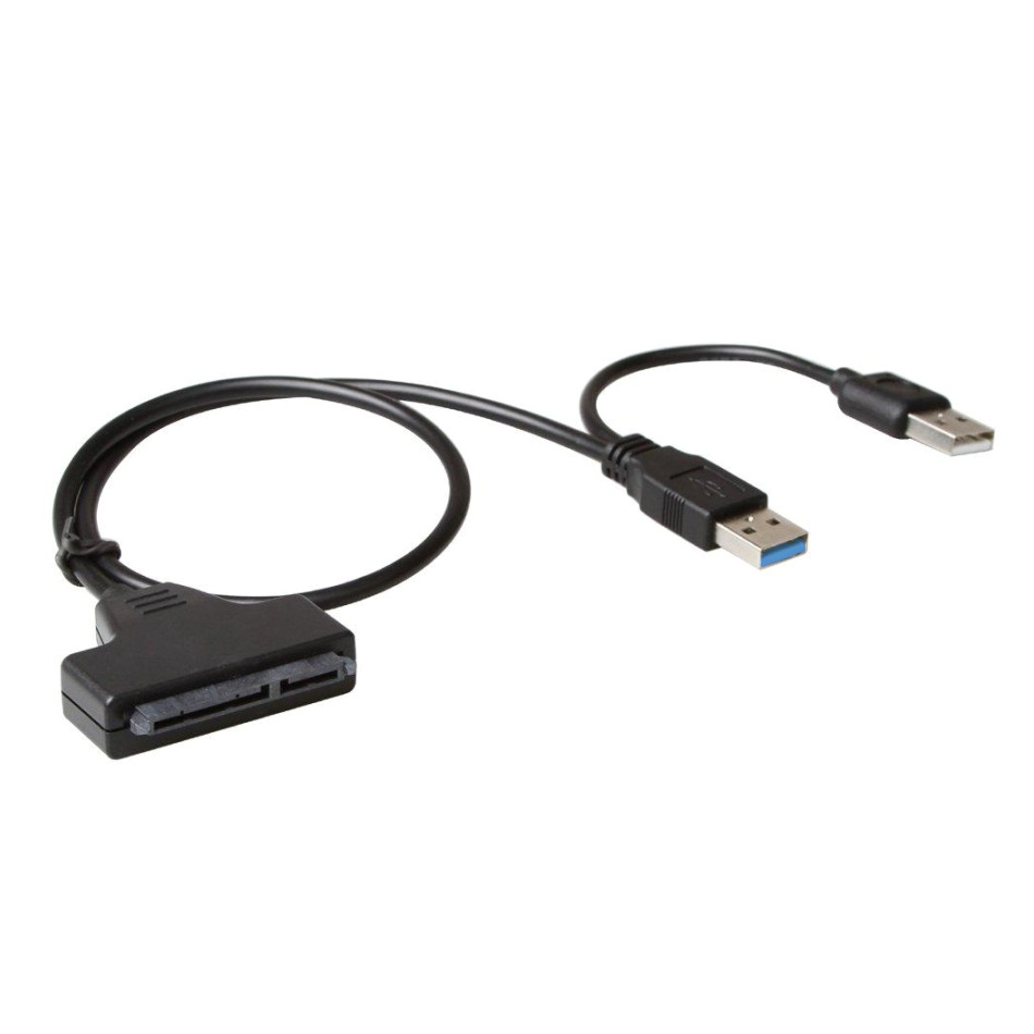 کابل تبدیل SATA به USB 3.0 همراه با کیس نگه دارنده هارد 2.5 و 3.5 اینچی