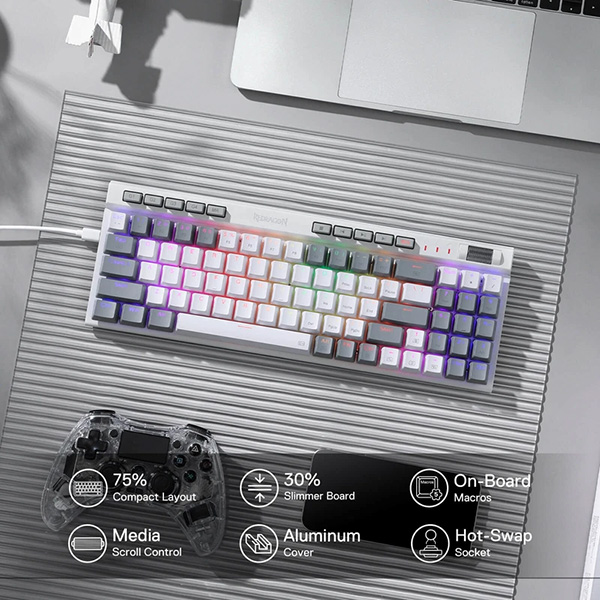 کیبورد ردراگون K655 RGB سوئیچ قرمز