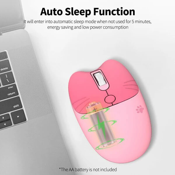 منبع تغذیه ماوس طرح گربه مافی M3DM