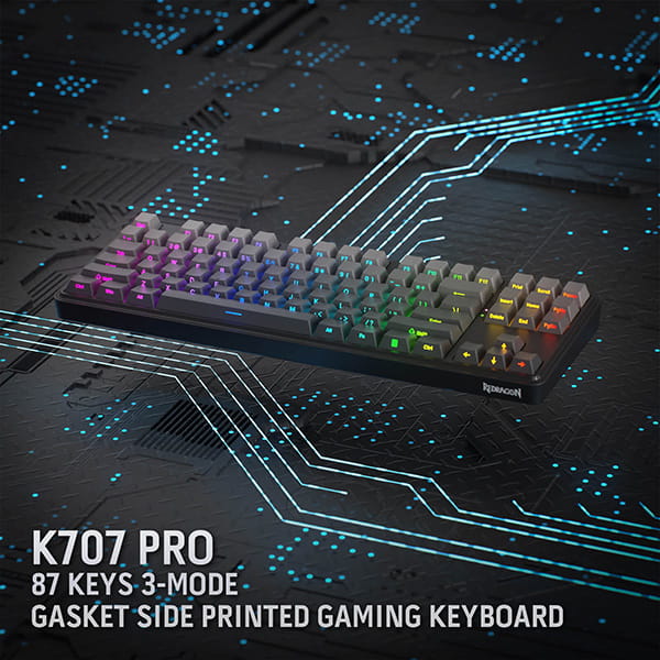 کیبورد باسیم/بی سیم مکانیکال گیمینگ ردراگون STAR BLADE K707 SP PRO