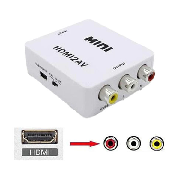 تبدیل HDMI به AV مدل Mini