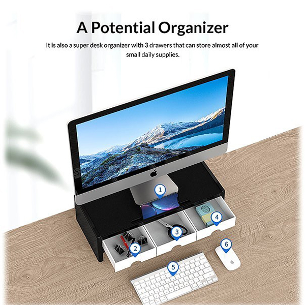 استند مانیتور به همراه کشو اوریکو مدل XT-01H