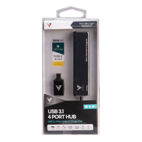 بسته بندی هاب 4 پورت USB 3.1 واصل مدل VSL-HC-420