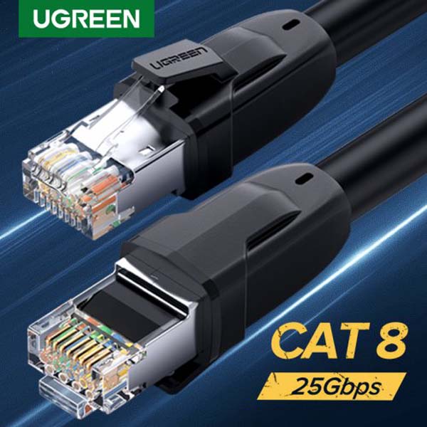 پچ کورد SFTP Cat8 یوگرین مدل NW121-70327 طول 1 متر