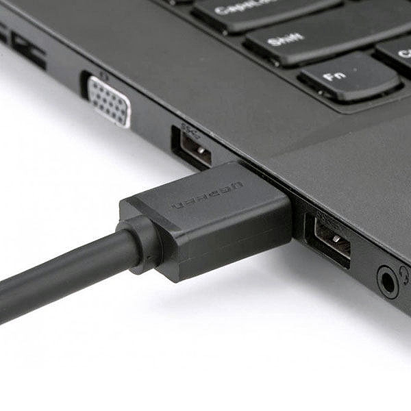 اتصال خرید کابل HDMI ورژن 1.4 یوگرین مدل HD104-10109 طول 5 متر به لپ تاپ