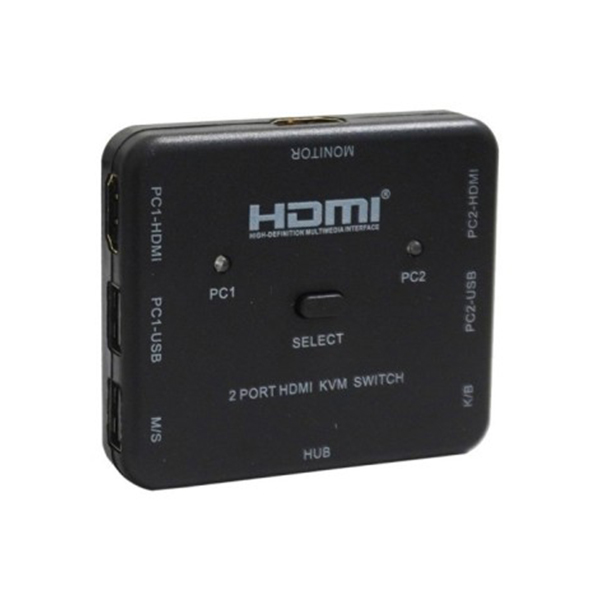 کی وی ام سوئیچ 2 پورت HDMI دستی وی نت مدل V-SWKHM4K2