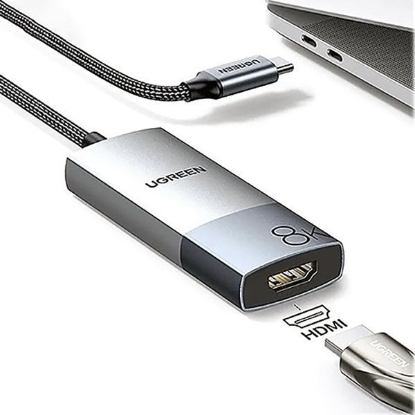 اتصال تبدیل Type-C به HDMI به لپ تاپ