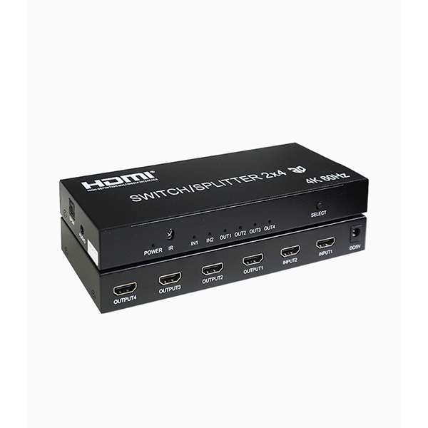 سوییچ اسپلیتر HDMI 2×4 کی نت مدل K-SWSP2024