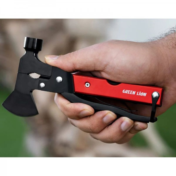 تبر و چکش 13 کاره گرین لاین(Green Lion) مدل Storm Breaker Multitool Axe