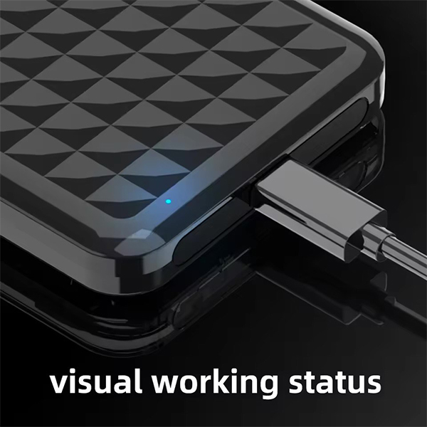 چراغ نمایشگر وضعیت باکس هارد 2.5 اینچ Type-C زنبوری