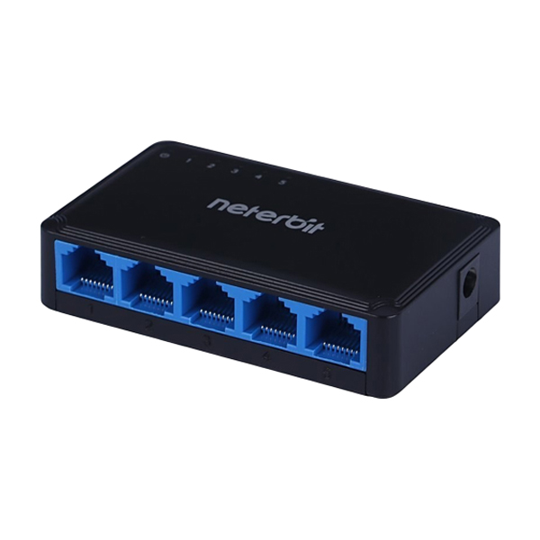 سوئیچ شبکه 5 پورت گیگابایتی Neterbit NGS-1005E-C