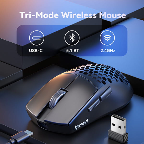 ماوس بی سیم گیمینگ ردراگون M725