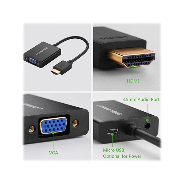 تبدیل HDMI به VGA یوگرین مدل 40233-MM102