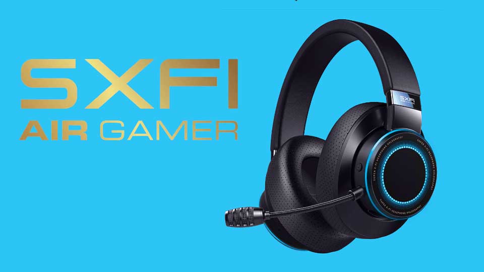 هدست گیمینگ بی سیم کریتیو مدل SXFI AIR GAMER