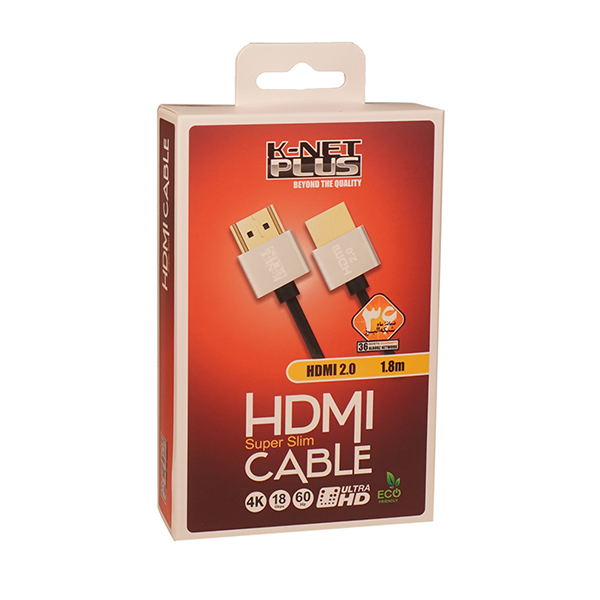 کابل HDMI 2.0 Slim کی نت پلاس مدل KP-CH20S18