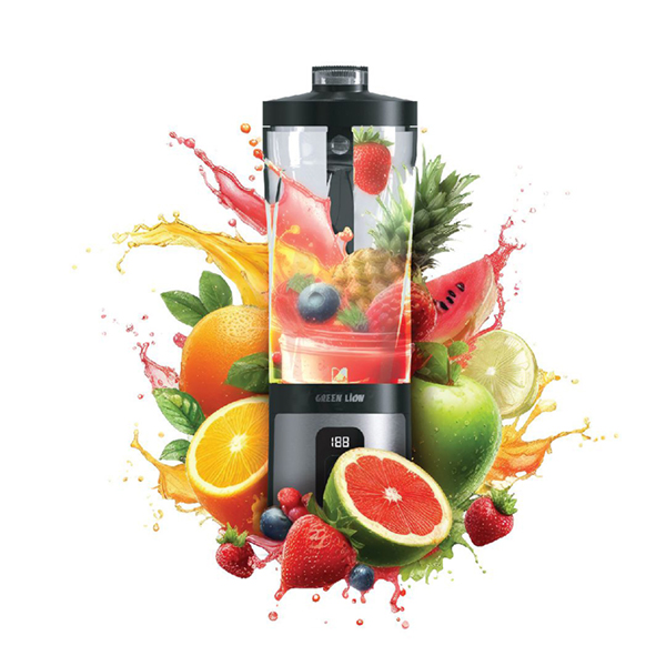 شیکر‌ شارژی گرین لاین مدل GNPJ7BLDRBK گنجایش 600 میلی‌ لیتر