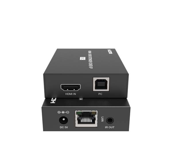 افزايش HDMI KVM تحت شبکه TCP/IP تا 150 متر H.265 فرانت مدل EK115