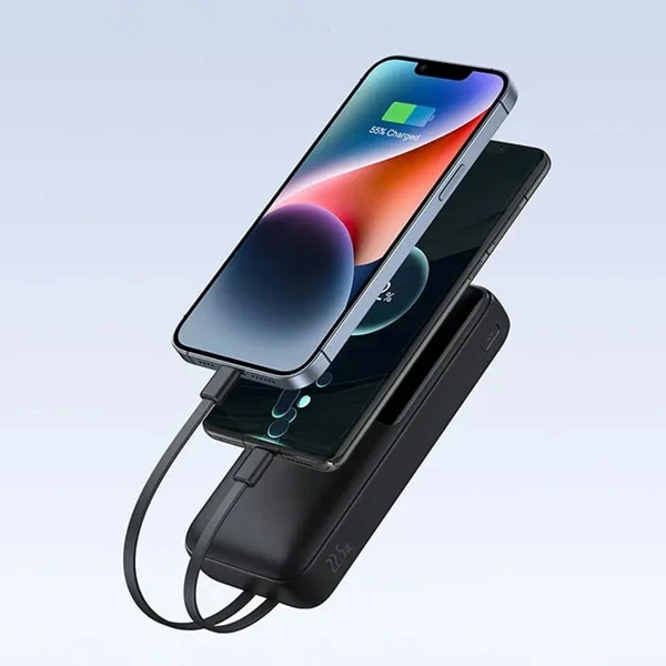 پاوربانک بیسوس مدل LIPOW DUAL P10079102123-00 22.5W ظرفیت 20000mAh