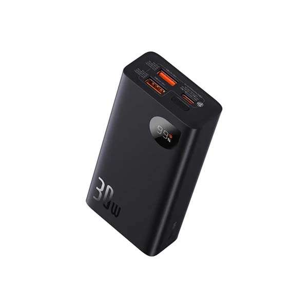 پاوربانک 30 وات باسئوس PPAD040101 ظرفیت 10000 میلی‌آمپر ساعت