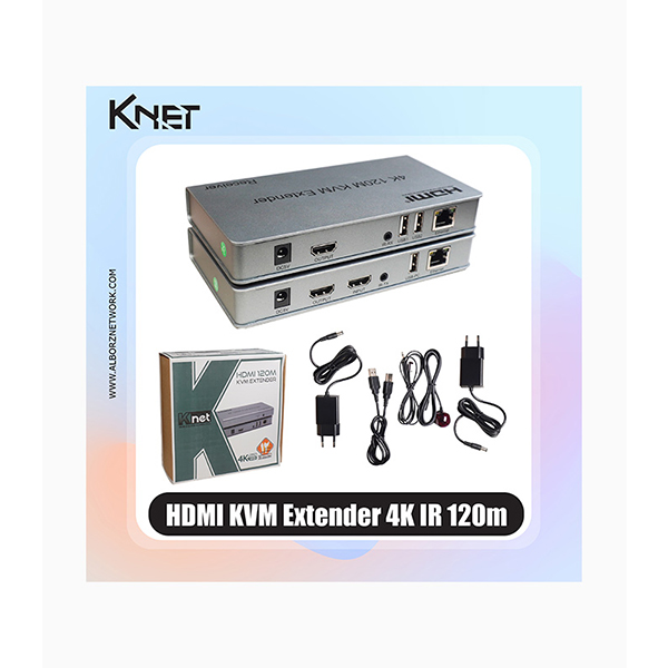 کی وی ام اکستندر HDMI تا 120 متر کی نت مدل K-EXKHD120