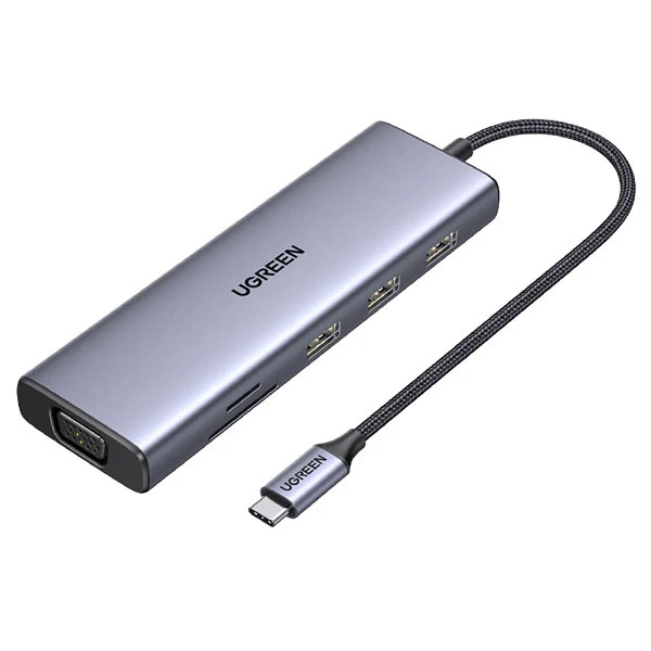 هاب 10 پورت تایپ سی یوگرین CM498-15601