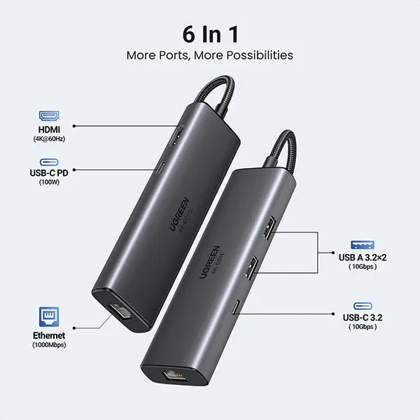 هاب تایپ سی یوگرین CM512-45000