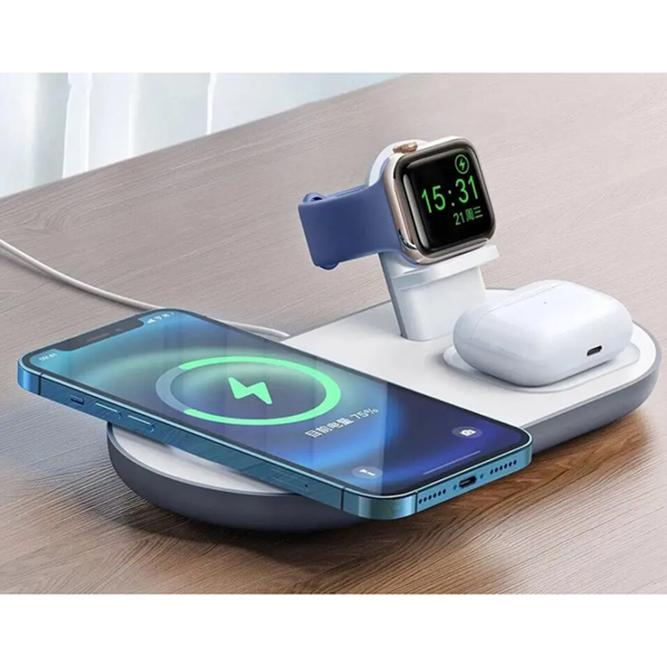 شارژر وایرلس مک‌دودو MCDODO Magnetic 3 in 1 Charging Wireless Charger Dock CH-7061
