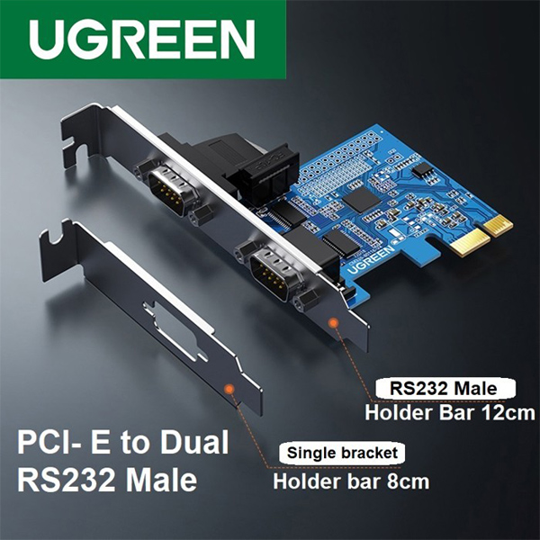 کارت PCI-E دو پورت RS232 یوگرین مدل CM336-80116