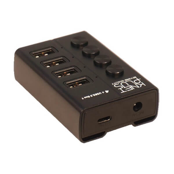 هاب 4 پورت USB3.2 کی نت پلاس مدل KP-HA14
