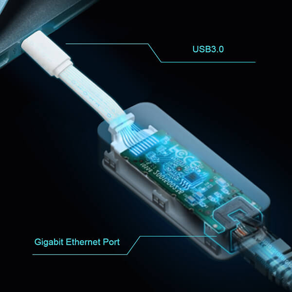 تبدیل USB Type-C به LAN تی پی لینک مدل UE300c