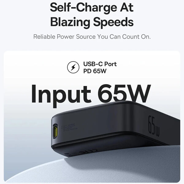 توان 65 وات پاوربانک باسئوس Free2Pull P10073700843-00