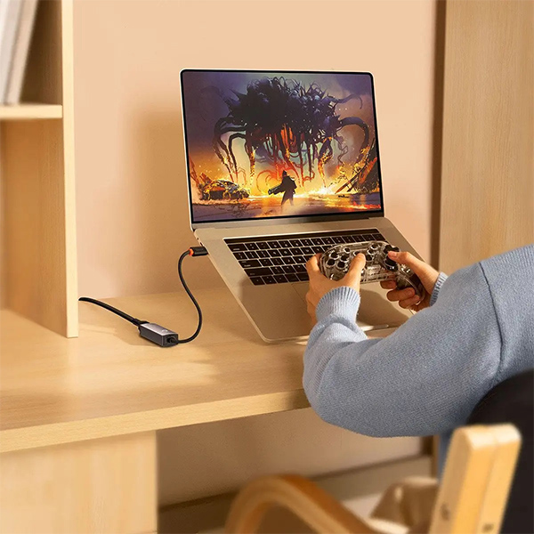 مبدل USB به LAN باسئوس مدل WKQX000101