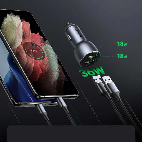 شارژر فندکی یوگرین 10144-CD213