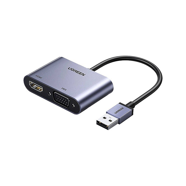 تبدیل USB 3.0 به HDMI و VGA یوگرین مدل 20518-CM449