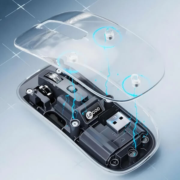 موس بی سیم شفاف لکو (لنوو) مدل WS215DM