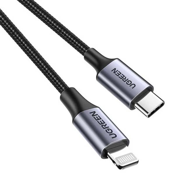 کابل Type-C به Lightning یوگرین مدل US304-60759 طول 1 متر با قابلیت شارژ سریع