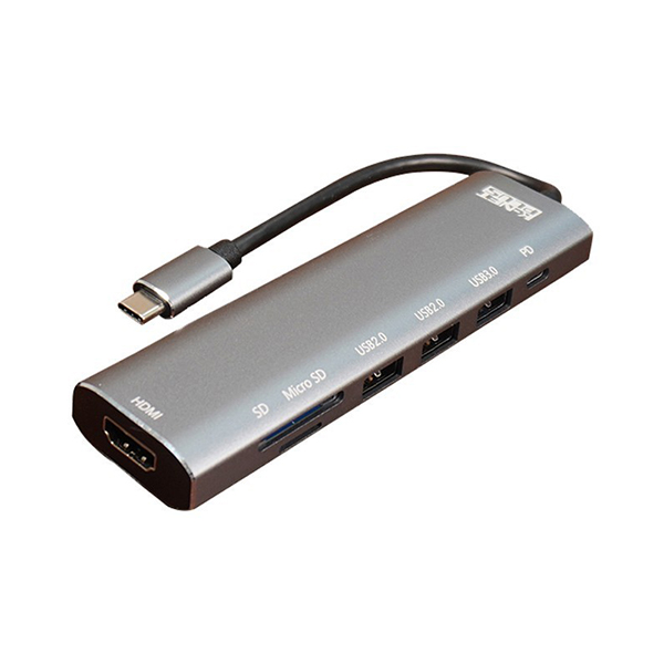 تبدیل 7 پورت Type-C به USB 3.1 کی نت پلاس KP-MFCMS407