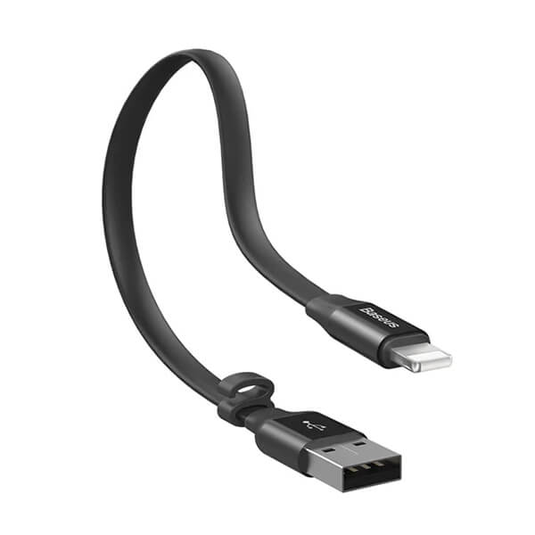 کابل USB به لایتنینگ باسئوس مدل CALMBJ-B01 طول 23 سانتی متر