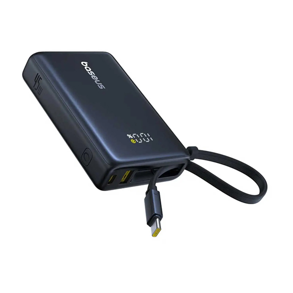 پاوربانک 45 وات باسئوس مدل P10076803123-00 با نمایشگر دیجیتال