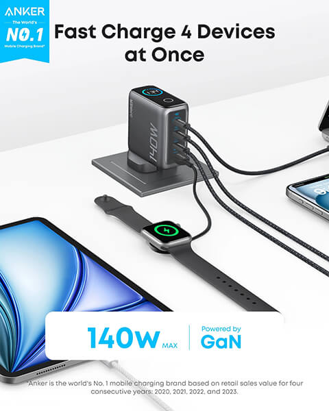 شارژر دیواری 140W انکر مدل B2697kz1 