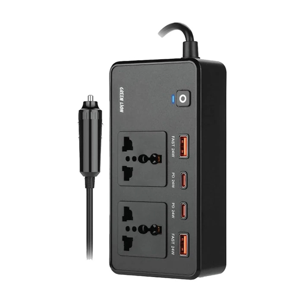اینورتر فندکی خودرو 200 وات گرین لاین مدل GC-200 Car Inverter 