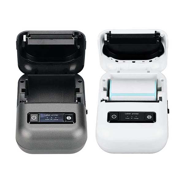 مینی پرینتر حرارتی و لیبل زن بلوتوثی مدل PT-260 د دو رنگ مشکی و سفید