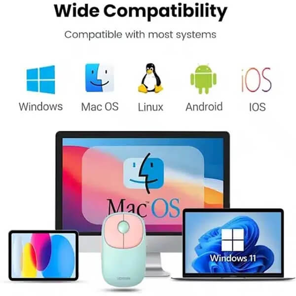 ماوس بی سیم یوگرین مدل MU102-15722 بی صدا
