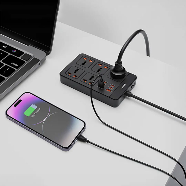 چند راهی برق گرین لاین مدل GS 500 Power Socket PD20W