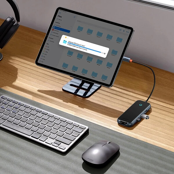 هاب 6 پورت تایپ سی باسئوس WKJZ010313